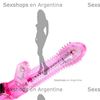 Masajeador vaginal con estimulacion de clitoris